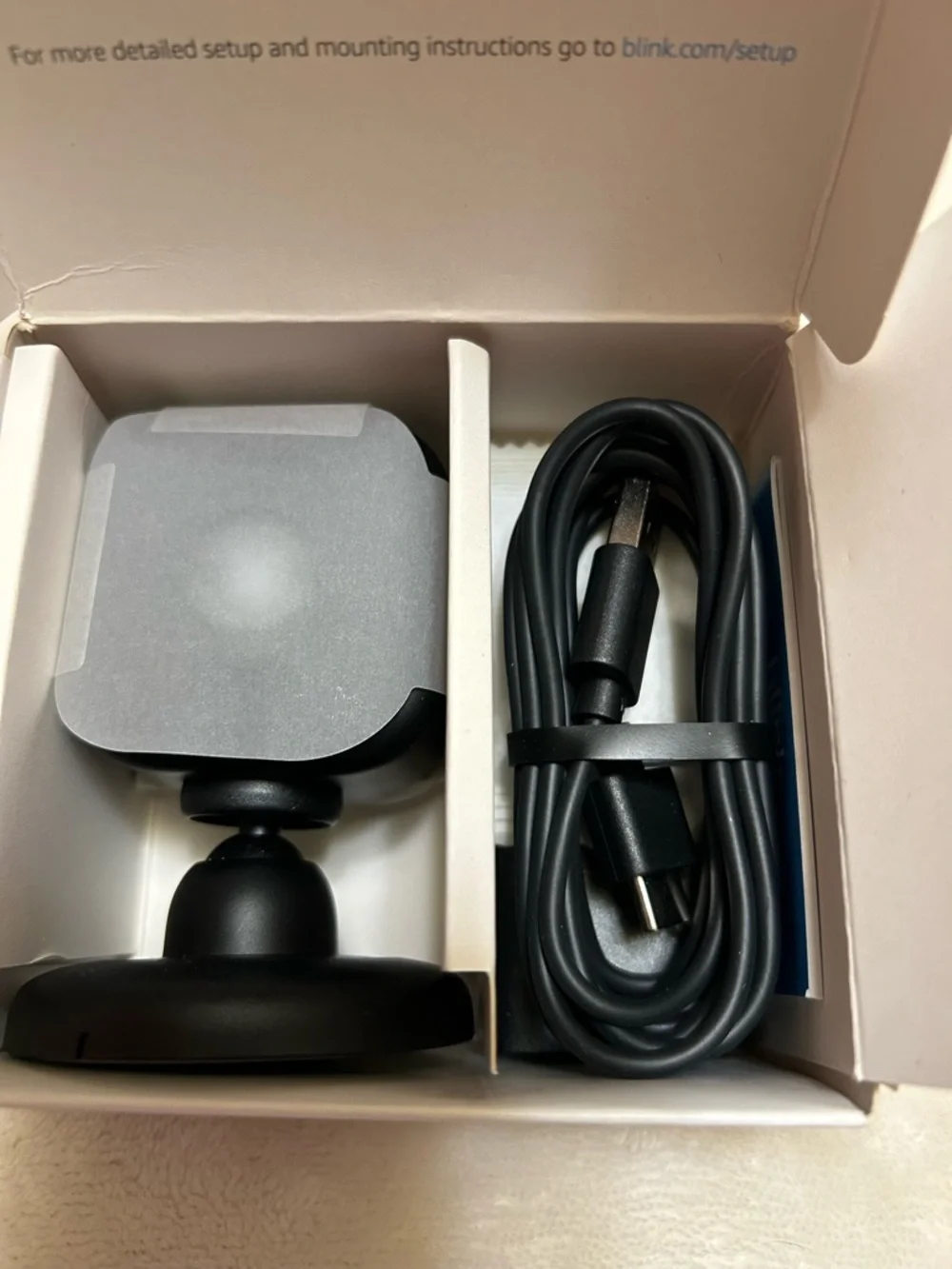 Blink Mini 2 Indoor/Outdoor Smart Security Camera - Black (Never used)